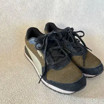 푸마 25cm 스니커즈 카키