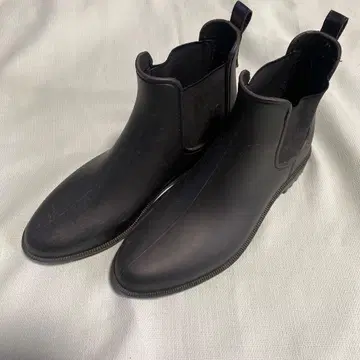 블랙 러버 첼시 부츠