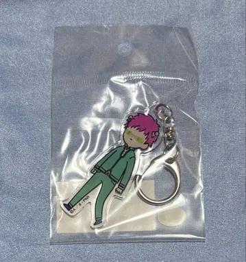 사이키 쿠스오의 재난 플레이피 아크릴 키링 가죽 배지 사이키 쿠스오