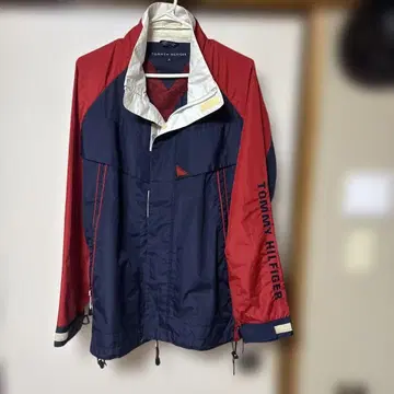TOMMY HILFIGER 점퍼 M 네이비/레드