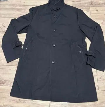 다크 네이비 스텐카라 코트