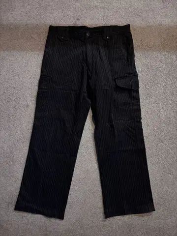 Striped cargo pants y2k