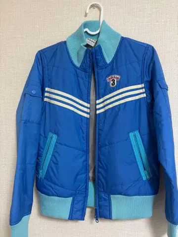 adidas 파랑 스트라이프 자켓 M