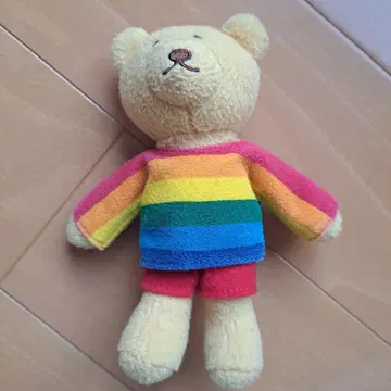 레어 레인보우베어 Rainbow bear 봉제 인형 키링