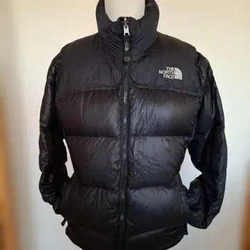 THE NORTH FACE 블랙 누푸시 다운 자켓