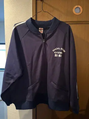 GOLD'S GYM 집업 자켓 XL 네이비 30 60주년 기념