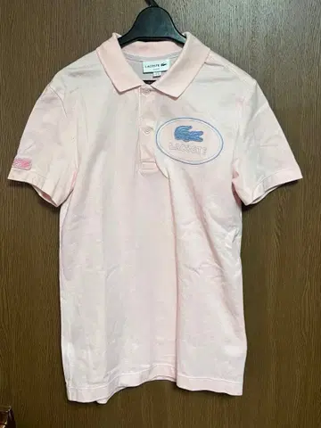 LACOSTE 핑크 슬림핏 피케 셔츠 US XS