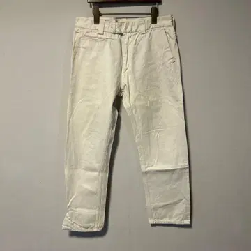 WAFISH WAFFLE 화이트 캐주얼 팬츠