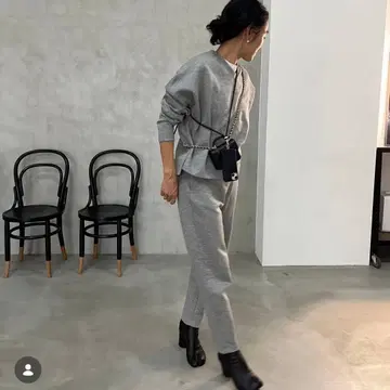 쿠도르 그레이 V넥 트레이닝복 M 사이즈 셋업