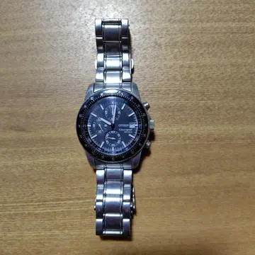 CITIZEN 크로노그래프 손목시계 스테인리스