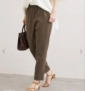 JOURNAL STANDARD 브라운 체크 팬츠 사이즈 34