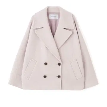 내추럴 뷰티 베이직 울리 형태 하프 코트