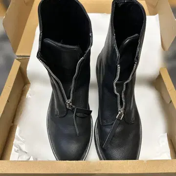 h&m 블랙 숏부츠 지퍼 포함