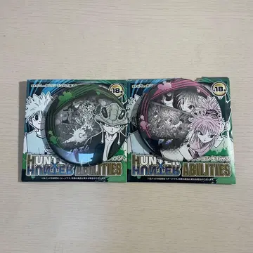 헌터헌터 캔뱃지 x 2 메르엠 바닥