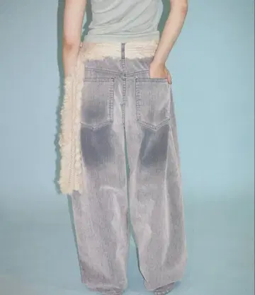 플로키 와이드 데님 PT / 플로키 데님 팬츠