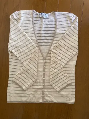 Salvatore Ferragamo 스트라이프 가디건 M 사이즈