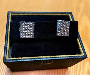 던힐 dunhill 실버 커프스 링크