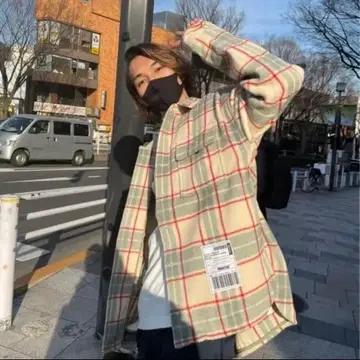 reroom 울 체크 자켓