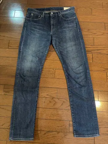 KURODENIM 다크 블루 슬림 핏 데님