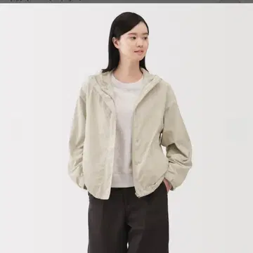 무인양품 발수 UV컷 포켓터블 후드 자켓