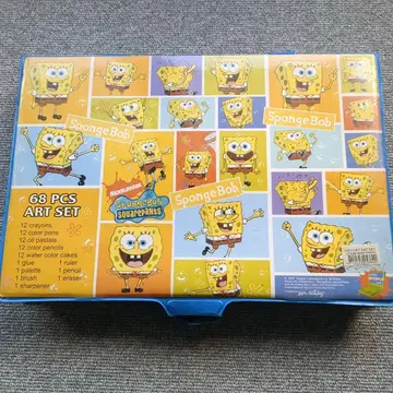 스펀지밥 밥 아트 세트 물감 문구