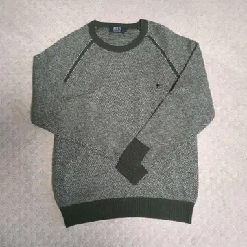 Polo 그린 계열 니트 L