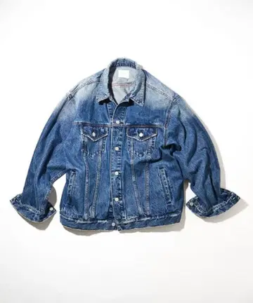 FREAK'S STORE/프릭스스토어 데님 자켓 데미지 가공