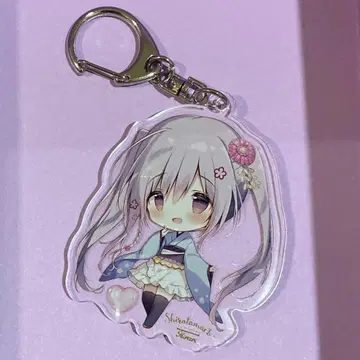 시라타마코 시라타마 c107 아크릴 키링 히라리