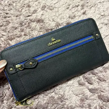 &chouette 장지갑 블랙/파랑