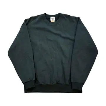 Jerzees 블랙 크루넥 맨투맨