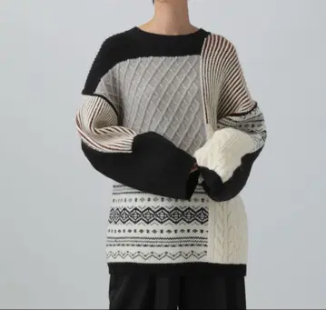 렙심 5게이지 패치워크 풀오버