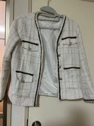 한국 스타일 트위드 자켓