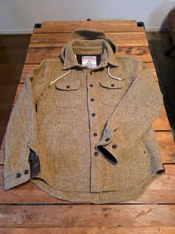 레어 HARRIS TWEED 헤링본 무늬 해리스 트위드