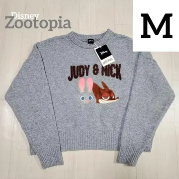 새상품 시마무라 주토피아 주디&닉 니트 그레이 M