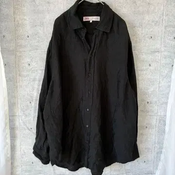 ZARA 자라 긴팔 셔츠 주름 가공 오버 사이즈 겉옷 심플