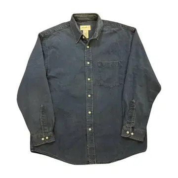 Eddie Bauer 다크 블루 데님 셔츠 L 사이즈