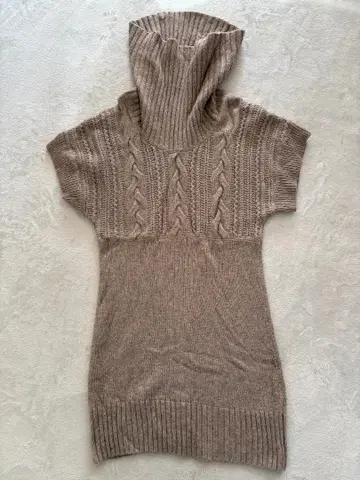 BANANA REPUBLIC 터틀넥 니트 반팔 원피스 S 사이즈