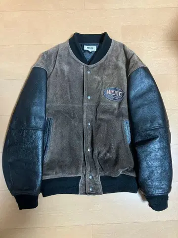 NISMO 가죽 바시티 자켓 90s 닛산 구 로고 니스모 M 사이즈