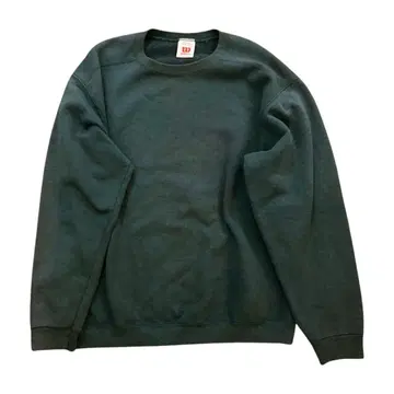 Wilson 다크 그린 크루넥 트레이닝복 L