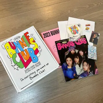 NewJeans Bunnies Club membership kit