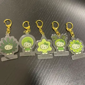 헬로키티 일본관 모키티 키링 5개
