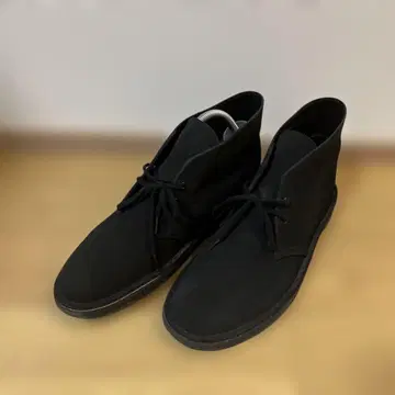 클락스 스웨이드 데저트 부츠 US 8M (25.5cm) 블랙