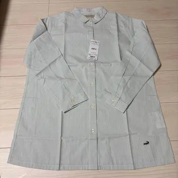 [ 새상품 ] 크로커다일 스카이블루 스트라이프 긴팔 셔츠 블라우스 L