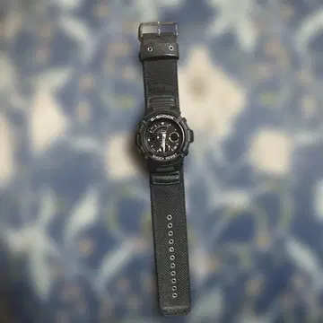 G-SHOCK 블랙 다이얼 오렌지 밴딩