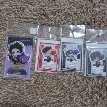 문호 스트레이독스 아크릴 스탠드 4개 세트 미사용