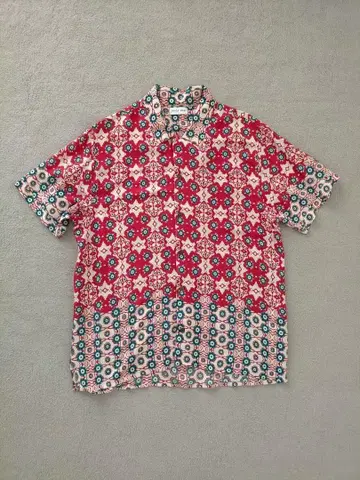 RAGA MAN 올 패턴 반팔 셔츠