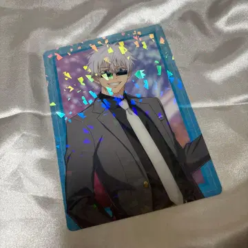 홀로그램 팬페어 고죠 사토루 클리어 카드