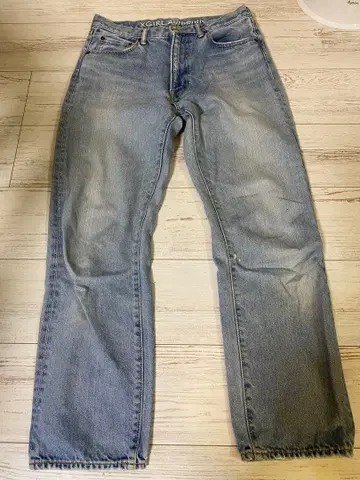 XGIRL Authentic 스트레이트 데님 사이즈 2