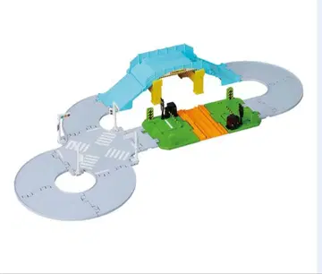 토미카 월드 토미카 타운 건널목 육교 교차로 도로 세트