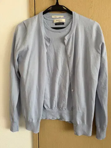 데미룩스 빔즈 라이트 블루 가디건 앙상블 세트